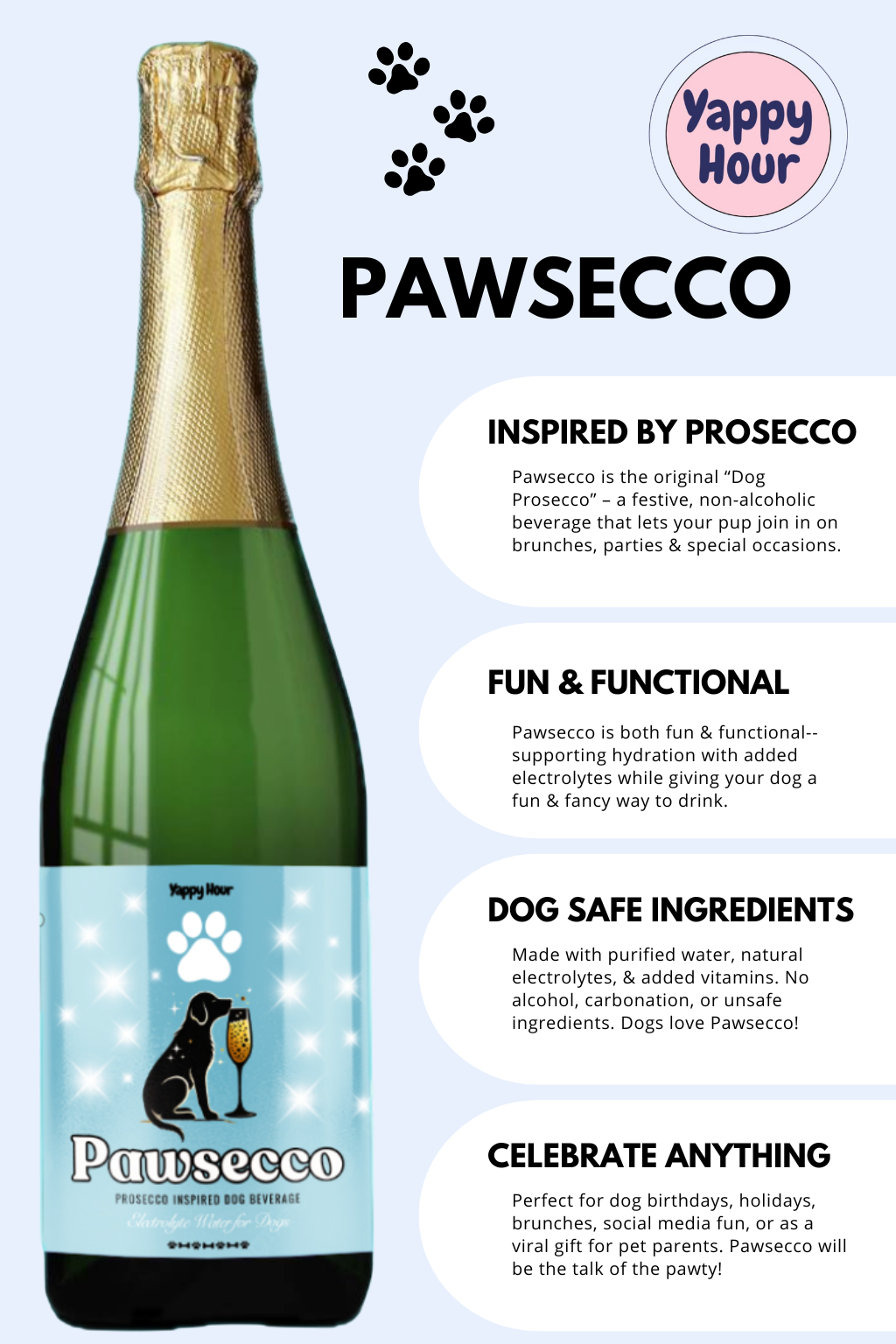 Dog Wine Bundle | Rose, Sauv, Pawsecco
