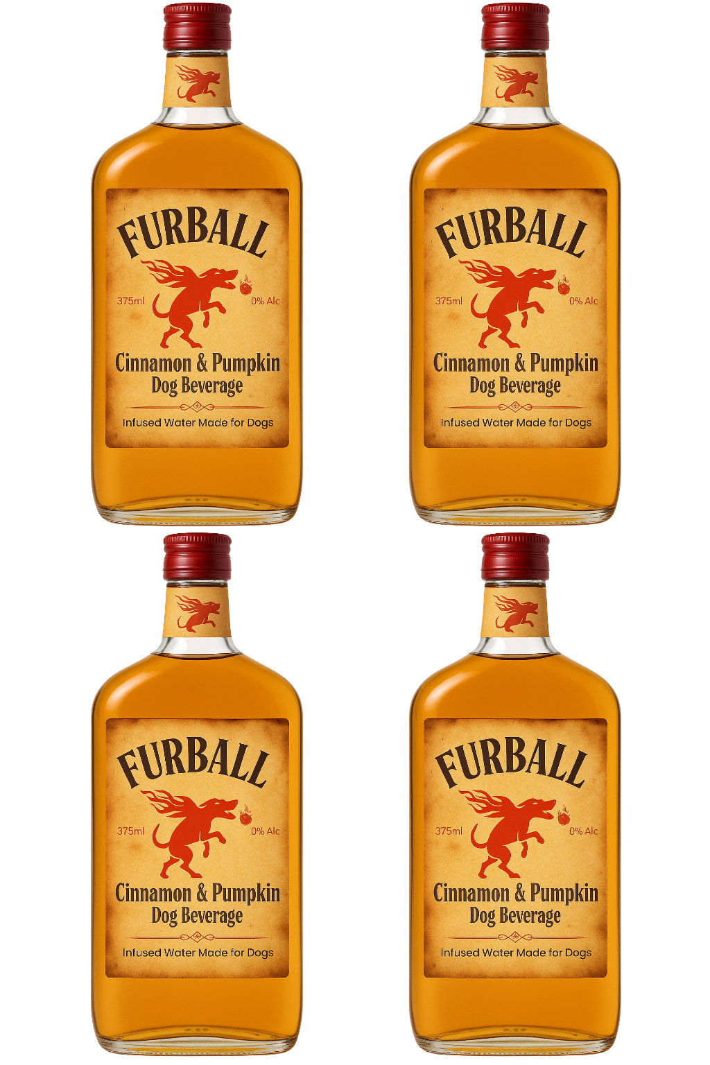 Furball Dog Whiskey Miniatures 12ct