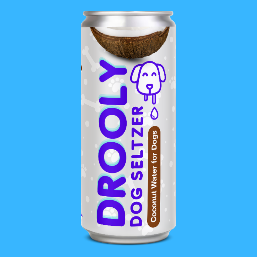 DROOLY Seltzer 12oz | Coconut | 24ct