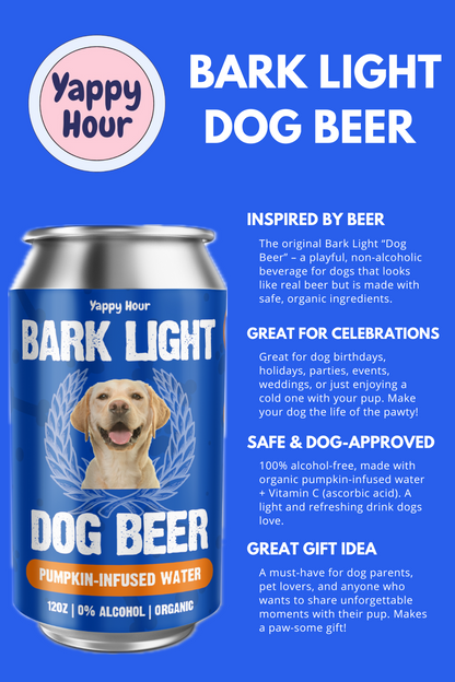 Bark Light Dog Beer 12oz | Pumpkin | 24ct